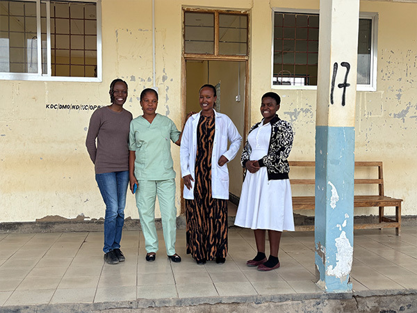 Gladys Honeyguide and clinical staff web mid