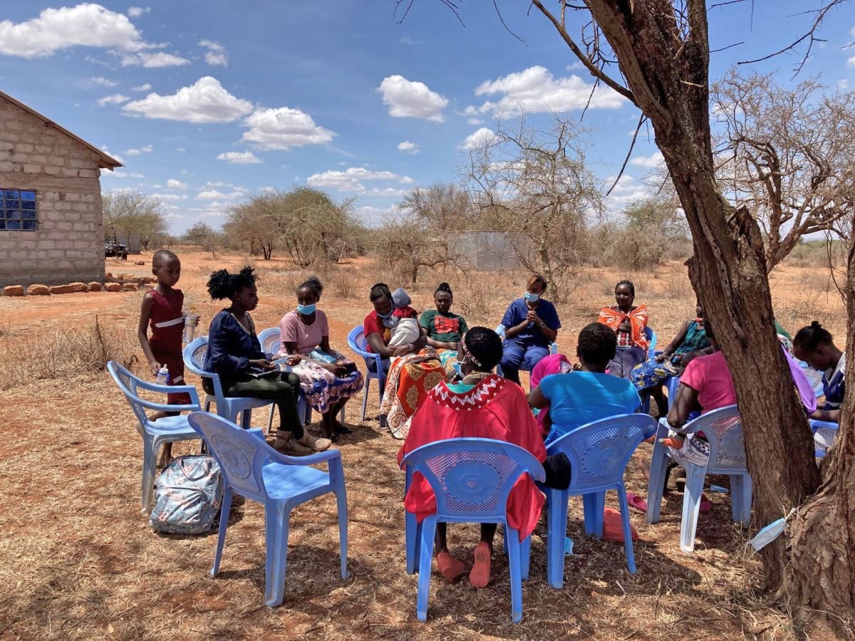 Joan leading a women U2019s dialogue