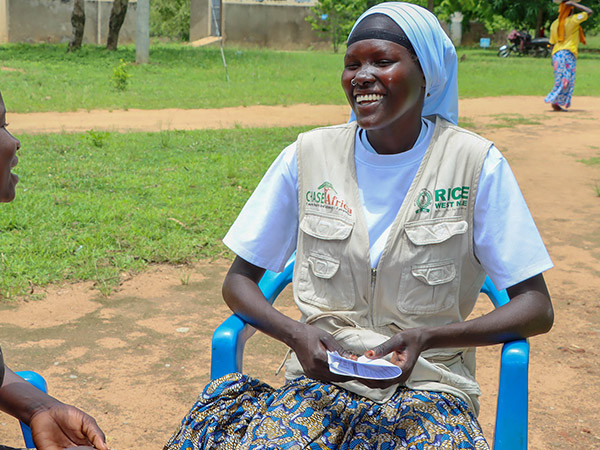 Mid image Youth Peer with client RICE WN HIV