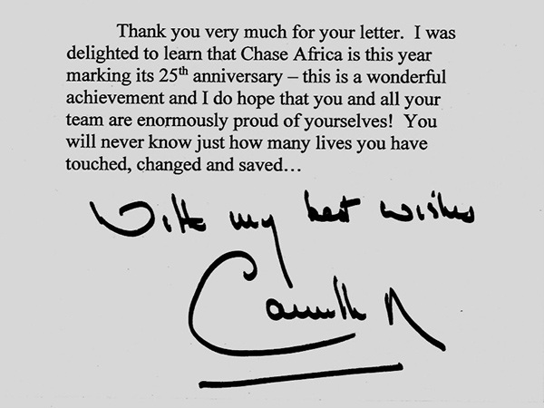 Queen Camilla Letter web